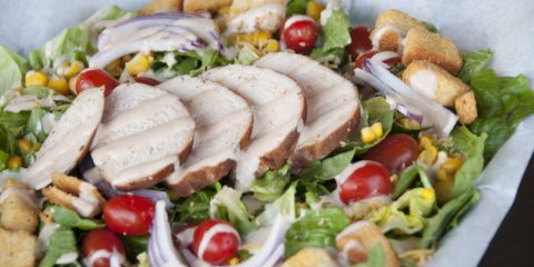 salade bij de barbecue