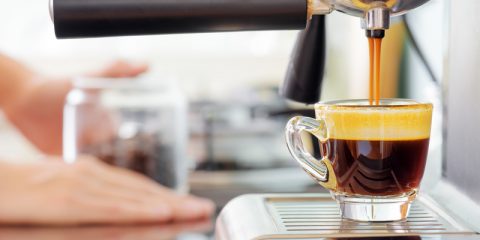 koffie bar in keuken