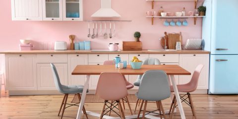 Pastel in de keuken