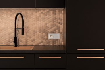 koper in de keuken
