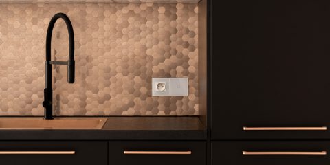 koper in de keuken