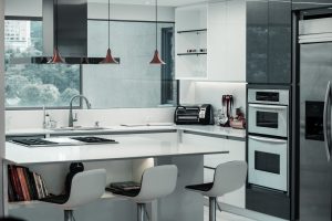 gietvloer in de keuken