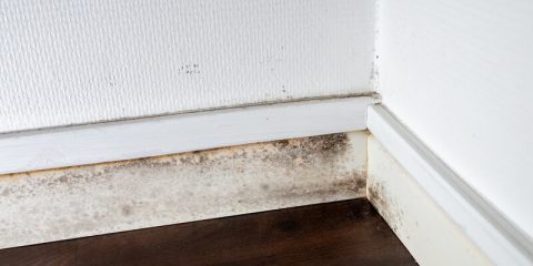 een slechte ventilatie in huis
